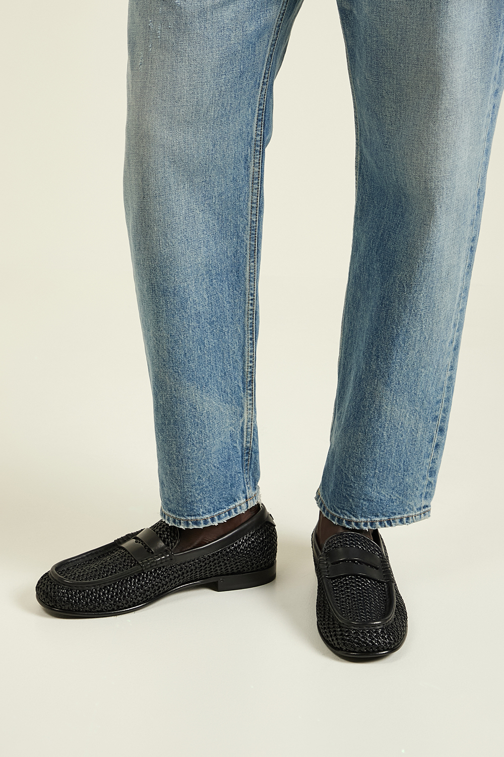 נעלי מוקסינים רפיה